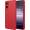 Coque arrière en silicone Phonesta Soft Silk pour OnePlus Nord CE5 - Rouge