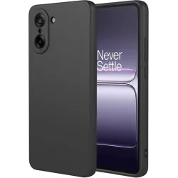 Coque arrière en silicone Phonesta Soft Silk pour OnePlus Nord CE5 - Noir