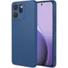 Coque arrière en silicone Phonesta Soft Silk pour Oppo Reno14 F/FS - Bleu foncé