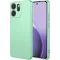 Coque arrière en silicone Phonesta Soft Silk pour Oppo Reno14 F/FS - Vert matcha