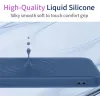 Coque arrière en silicone Phonesta Soft Silk pour Motorola Edge 50 Fusion - Bleu foncé 3