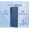 Coque arrière en silicone Phonesta Soft Silk pour Motorola Edge 50 Fusion - Noir 5