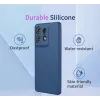Coque arrière en silicone Phonesta Soft Silk pour Motorola Edge 50 Pro - Rose 5