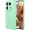 Coque arrière en silicone Phonesta Soft Silk pour Motorola Edge 50 Ultra - Vert matcha