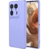 Coque arrière en silicone Phonesta Soft Silk pour Motorola Edge 50 Ultra - Violet 0