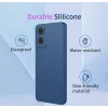 Coque arrière en silicone Phonesta Soft Silk pour Motorola Moto G05 / Moto E15 - Noir 1