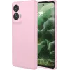 Coque arrière en silicone Phonesta Soft Silk pour Motorola Moto G35 - Rose 0