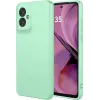 Coque arrière en silicone Phonesta Soft Silk pour Motorola Moto G55 - Vert matcha 0