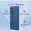 Coque arrière en silicone Phonesta Soft Silk pour Motorola Moto G75 - Rouge 1
