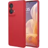 Coque arrière en silicone Phonesta Soft Silk pour Motorola Moto G85 - Rouge 0