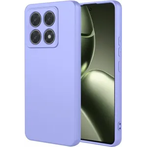 Coque arrière en silicone Phonesta Soft Silk pour Xiaomi 14T - Violet