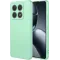 Coque arrière en silicone Phonesta Soft Silk pour Xiaomi 14T Pro - Vert matcha