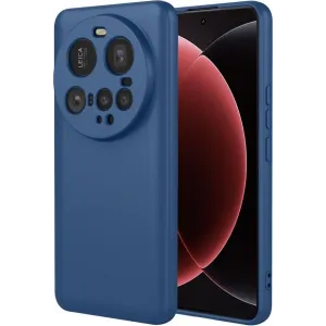 Coque arrière en silicone Phonesta Soft Silk pour Xiaomi 15 Ultra - Bleu foncé