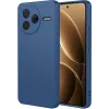 Coque arrière en silicone Phonesta Soft Silk pour Xiaomi Poco F7 Pro - Bleu foncé