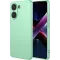 Coque arrière en silicone Phonesta Soft Silk pour Xiaomi Poco X7 Pro - Vert matcha