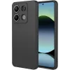 Coque arrière en silicone Phonesta Soft Silk pour Xiaomi Redmi Note 14S/13 Pro / Xiaomi Poco M6 Pro - Noir