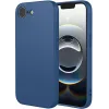 Coque arrière en silicone Phonesta Soft Silk pour Apple iPhone 17e/16e - Bleu foncé