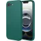 Coque arrière en silicone Phonesta Soft Silk pour Apple iPhone 17e/16e - Vert foncé