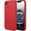 Coque arrière en silicone Phonesta Soft Silk pour Apple iPhone 17e/16e - Rouge