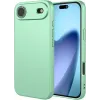 Coque arrière en silicone Phonesta Soft Silk pour Apple iPhone Air - Vert matcha