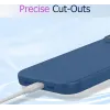 Coque arrière en silicone Phonesta Soft Silk pour Samsung Galaxy A17 - Bleu foncé 5