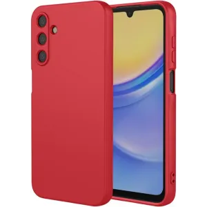 Coque arrière en silicone Phonesta Soft Silk pour Samsung Galaxy A26 - Rouge