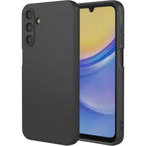 Coque arrière en silicone Phonesta Soft Silk pour Samsung Galaxy A56 - Noir