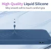 Coque arrière en silicone Phonesta Soft Silk pour Samsung Galaxy S25 Plus/S24 Plus - Bleu foncé 5