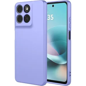 Coque arrière en silicone Phonesta Soft Silk pour Motorola Moto G57 Power - Violet
