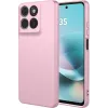 Coque arrière en silicone Phonesta Soft Silk pour Motorola Moto G57 Power - Rose