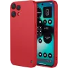 Coque arrière en silicone Phonesta Soft Silk pour Nothing Phone (3a) Lite - Rouge