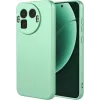 Coque arrière en silicone Phonesta Soft Silk pour Realme GT 8 Pro - Vert matcha