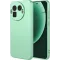 Coque arrière en silicone Phonesta Soft Silk pour Realme GT 8 Pro - Vert matcha
