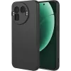 Coque arrière en silicone Phonesta Soft Silk pour Realme GT 8 Pro - Noir