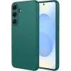Coque arrière en silicone Phonesta Soft Silk pour Samsung Galaxy S26 Plus - Vert foncé