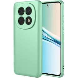 Coque arrière en silicone Phonesta Soft Silk pour Xiaomi Redmi Note 15 4G/5G / Xiaomi Poco M8 - Vert matcha
