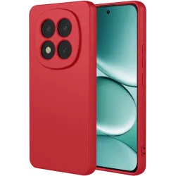 Coque arrière en silicone Phonesta Soft Silk pour Xiaomi Redmi Note 15 Pro 5G - Rouge
