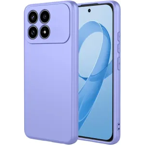 Coque arrière en silicone Phonesta Soft Silk pour Xiaomi Poco F8 Pro - Violet