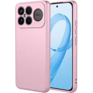 Coque arrière en silicone Phonesta Soft Silk pour Xiaomi Poco F8 Ultra - Rose