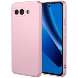 Coque arrière en silicone Phonesta Soft Silk pour Google Pixel 10a - Rose