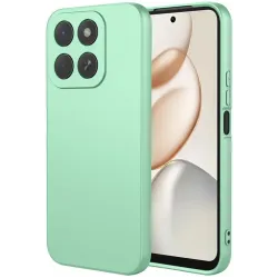 Coque arrière en silicone Phonesta Soft Silk pour HONOR 400 Smart - Vert matcha