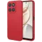 Coque arrière en silicone Phonesta Soft Silk pour HONOR 400 Smart - Rouge