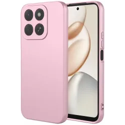 Coque arrière en silicone Phonesta Soft Silk pour HONOR 400 Smart - Rose