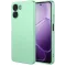 Coque arrière en silicone Phonesta Soft Silk pour Oppo A6x - Vert matcha
