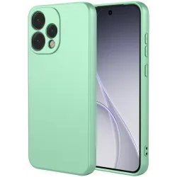 Coque arrière en silicone Phonesta Soft Silk pour Oppo Reno15 - Vert matcha