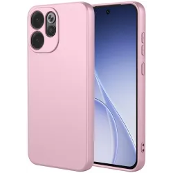 Coque arrière en silicone Phonesta Soft Silk pour Oppo Reno15 Pro - Rose