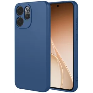 Coque arrière en silicone Phonesta Soft Silk pour Oppo Reno15 Pro Max - Bleu foncé