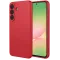 Coque arrière en silicone Phonesta Soft Silk pour Samsung Galaxy A57 - Rouge