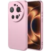 Coque arrière en silicone Phonesta Soft Silk pour Xiaomi 17 Ultra - Rose