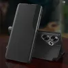 Coque à rabat Phonesta Smart Side View pour Xiaomi Poco F6 - Orange 5